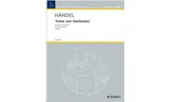 HANDEL G.F. - TEMA CON VARIACION PARA ARPA O PIANO