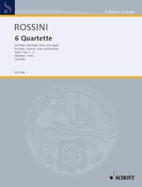 ROSSINI G. - CUARTETOS V.1 (1-3) FL/CL/FG/TR -