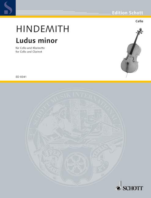 HINDEMITH P. - LUDUS MINOR CL/VC -