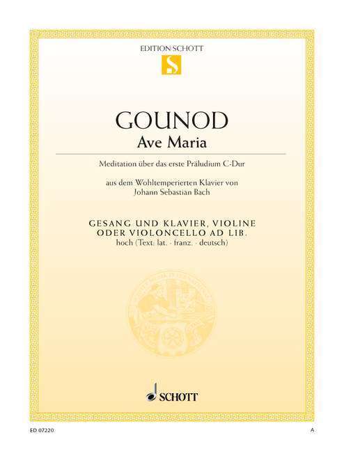 GOUNOD CH. - AVE MARIA S/TEP -