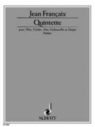 FRANCAIX J. - QUINTETO FLAUTA , ARPA Y TRIO DE CUERDAS