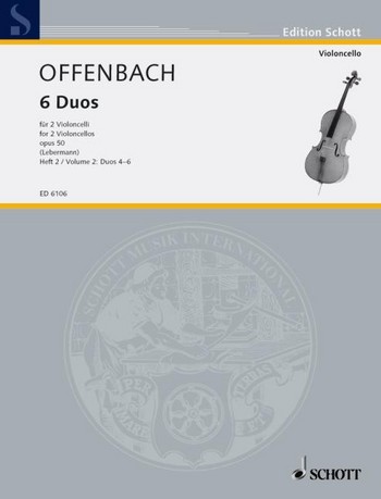 OFFENBACH J. - DUOS (6) 2 VIOLONCHELO OP.50 V.2