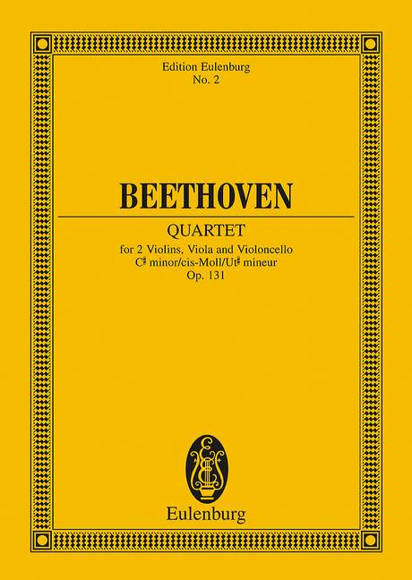 BEETHOVEN L.V. - CUARTETO Nº14 DO# m - OP.131