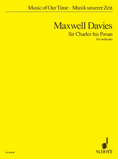 DAVIES - SIR CHARLES HIS PAVAN -