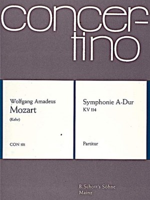 MOZART W.A. - SINFONIA DO M - KV.114