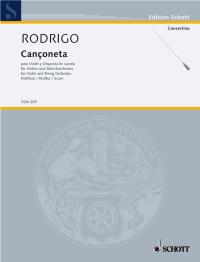 RODRIGO J. - CANCONETA (VIOLIN Y ORQUESTA)