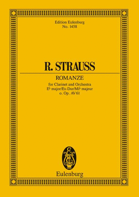 STRAUSS R. - ROMANCE MIb M CLARINETE Y ORQUESTA -