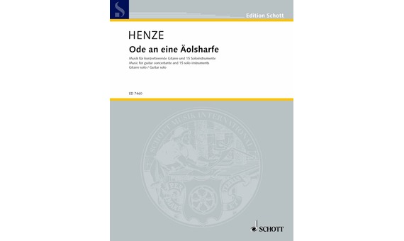 Hans werner Henze - An eine Äolsharfe: Music for Guitar solo