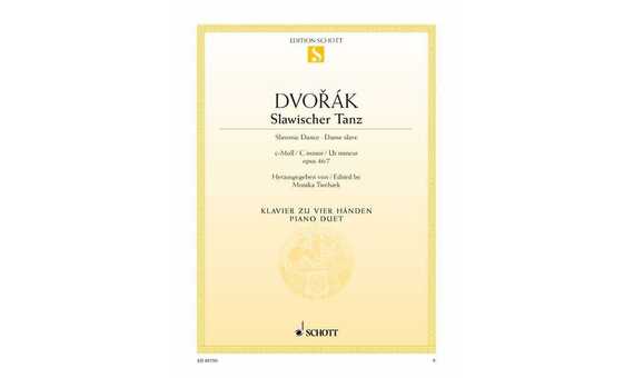 DVORAK A. - DANZA ESLAVA OP.46/7 EN DO m (PIANO 4 MANOS)