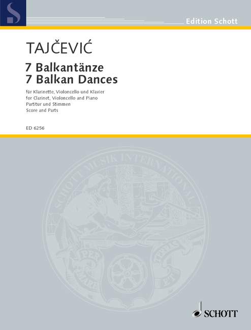 TAJCEVIC M. - DANZAS VALCANICAS (7) (SC+PT) CL/VCP -