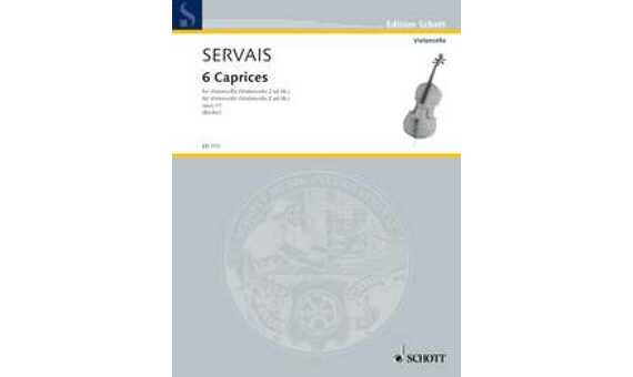 SERVAIS F. - CAPRICHOS (6) VIOLONCELLO