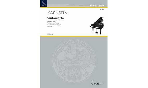 KAPUSTIN N. - SINFONIETTA (PIANO 4 MANOS)