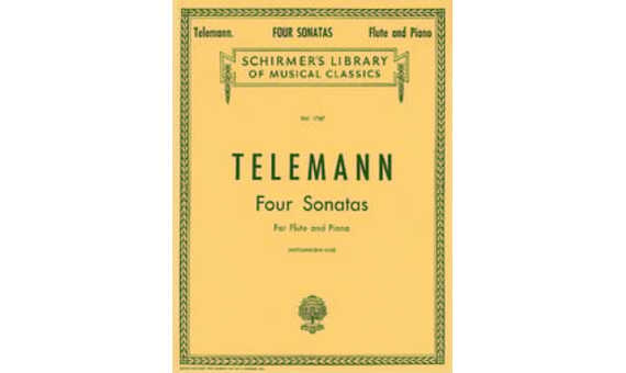 TELEMANN G.P. - SONATAS (4) FLAUTA Y PIANO