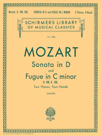 MOZART W.A. - SONATA RE M Y FUGA DO m - KV.448/426