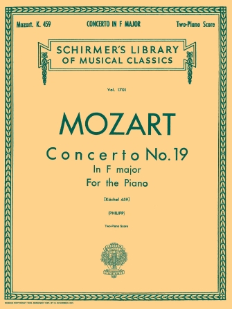 MOZART W.A. - CONCIERTO Nº19 FA M CON CADENCIAS - KV.459