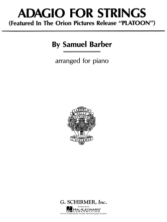 BARBER S. - ADAGIO PARA CUERDAS - OP.11