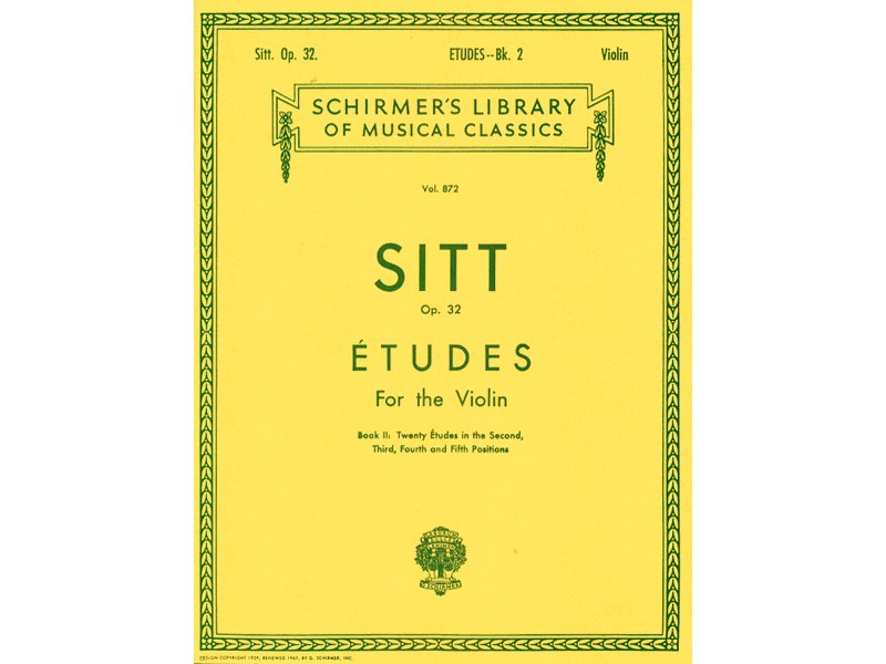 SITT H. - ESTUDIOS V.2 (2ª a 5ª POSICION) (100) - OP.32