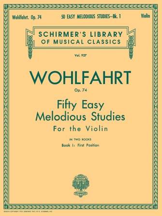 WOHLFAHRT F. - ESTUDIOS MELODICOS V.1 (1-25) (50) (V) - OP.74