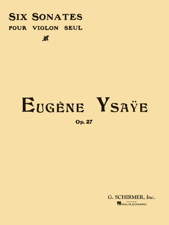 YSAYE E. - SONATAS (6) (V) - OP.27