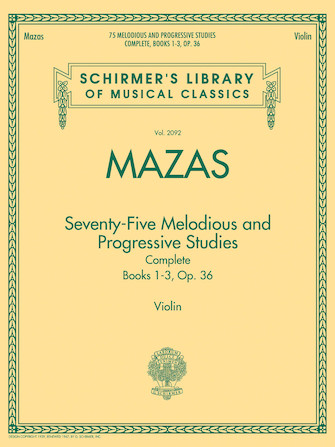 MAZAS. - ESTUDIOS MELODICOS Y PROGRESIVOS (75) OP.36