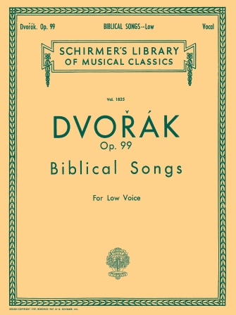 DVORAK A. - CANCIONES BIBLICAS M/BRP - OP.99