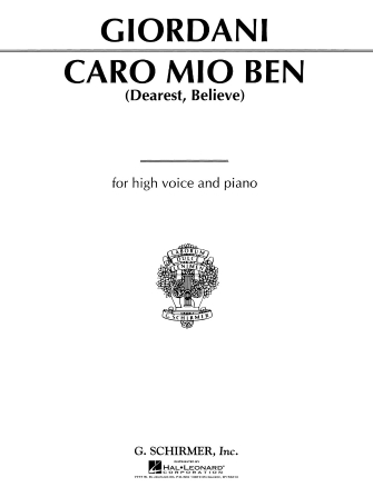 GIORDANI G. - CARO MIO BEN SOP -