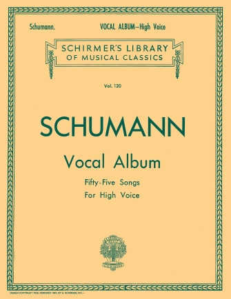SCHUMANN R. - CANCIONES (55) S/TEP -