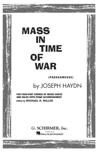 HAYDN J. - MISA TIEMPO GUERRA -