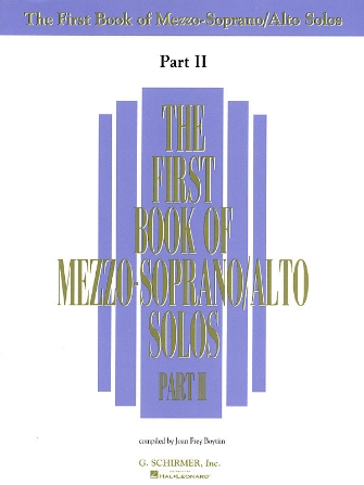 ALBUM - FIRST BOOK OF MEZZO SOPRANO/ALTO SOLOS2 -