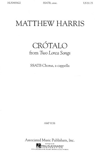 HARRIS M. - CROTALO SSATB -