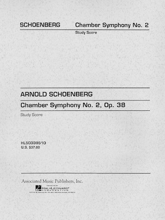 SCHOENBERG A. - SINFONIA DE CAMARA Nº2 - OP.38