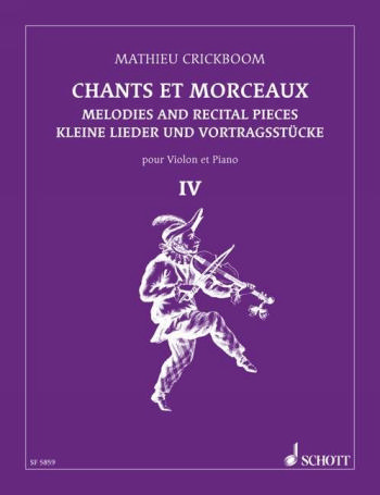 CRICKBOOM M. - CHANTS ET MORCEAUX V.4 - VIOLIN -