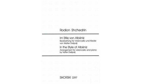 SHCHEDRIN R. - AL ESTILO DE ALBENIZ (V/CP)