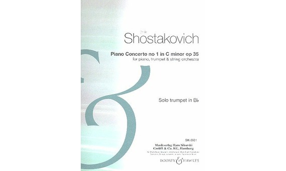 SHOSTAKOVICH D. - CONCIERTO PIANO OP.35 DO m (PARTE TROMPETA SIb)