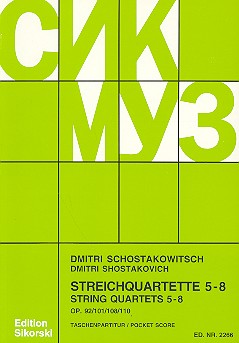 SHOSTAKOVICH D. - CUARTETOS Nº5-8 (C) -