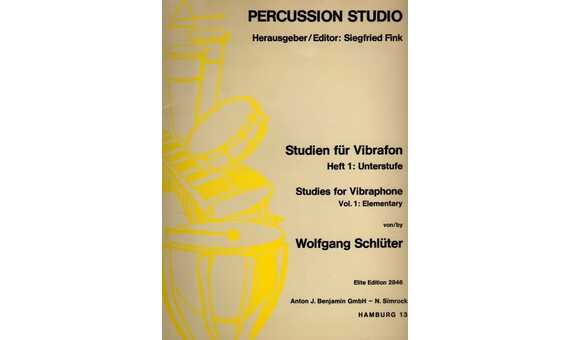 SCHLUTER W. - ESTUDIOS V.1 VIBRAFONO ELEMENTAL