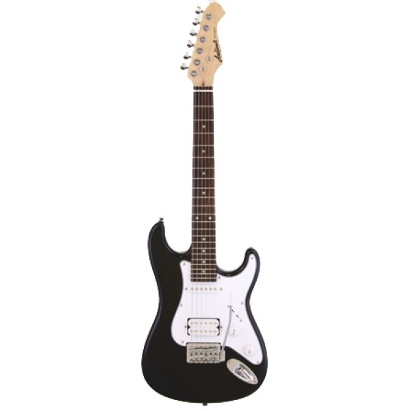 GUITARRA ELECTRICA - ARIA STRATOCASTER MINI NEGRA 1/2