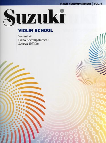SUZUKI S. - ESCUELA DE VIOLIN V.4 (ACOMPAÑAMIENTO) -INTERNATIONAL EDITION