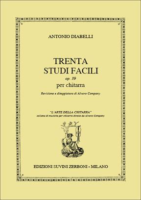 DIABELLI A. - ESTUDIOS FACILES (30) OP. 39 GUITARRA