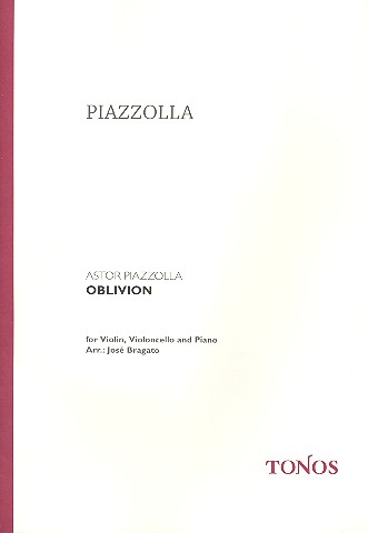 PIAZZOLLA A. - OBLIVION TRIO- TRIO CUERDA CON PIANO-