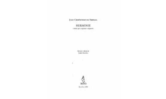 ARRIAGA C. - HERMINIE - CANTATA SOPRANO Y ORQUESTA