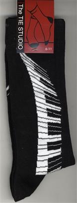 REGALO- CALCETIN TECLADO NEGRO (6-11)