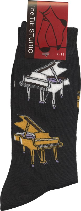 REGALO- CALCETIN PIANO NEGRO (6-11)