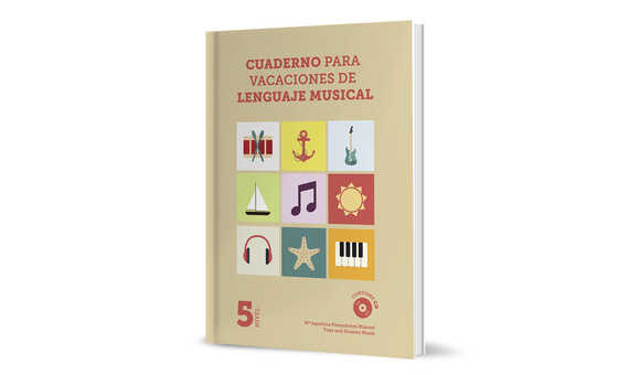PERANDONES M.A. - CUADERNO PARA VACACIONES DE LENGUAJE MUSICAL V.5+ CD (ALUMNO)