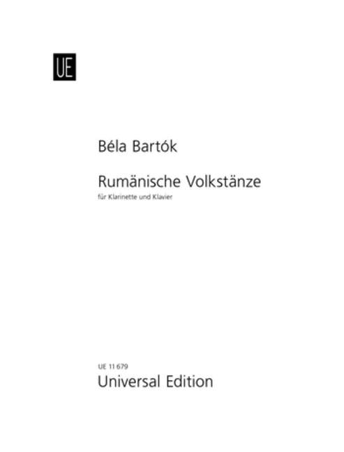 BARTOK B. - DANZAS POPULARES RUMANAS (CLP)