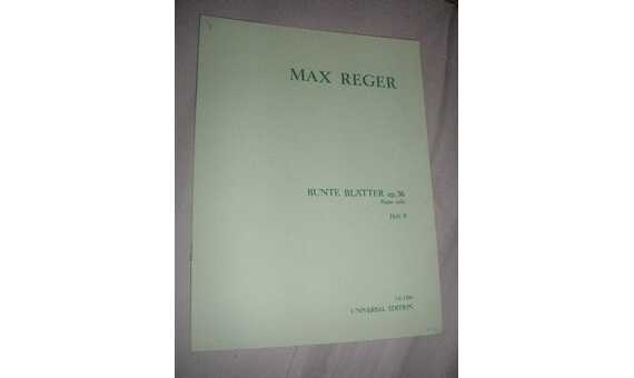 REGER M. - HUMORESCAS (5) OP.20