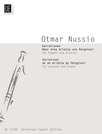 NUSSIO O. - VARIACIONES SORE UNA ARIETTA DE PERGOLESI FAGOT