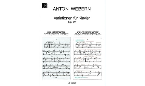 Webern -Variationen op.27 (Piano)