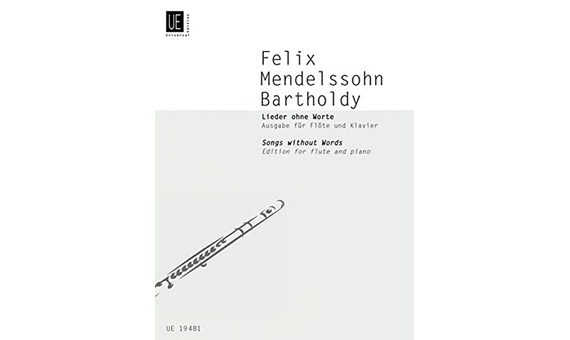 MENDELSSOHN F. - ROMANZAS SIN PALABRAS ARREGLO FLAUTA Y PIANO