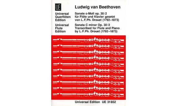 BEETHOVEN L.V. - SONATA Nº7 DO m OP.30 Nº2 (FLAUTA Y PIANO)